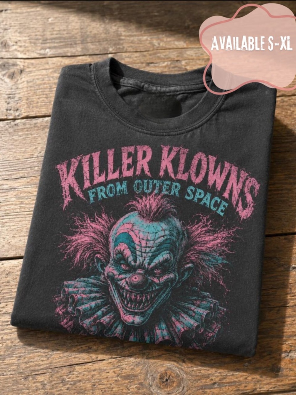Killer Klowns From Outer Space Black Graphic Tee